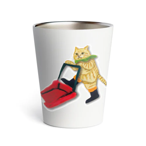 ママさんダンプねこ Thermo Tumbler