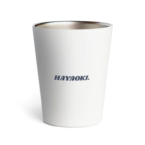 HAYAOKI.ロゴグッズ Thermo Tumbler