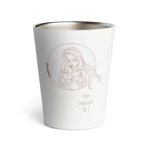 ❥アフアの秘密タロット【サーモタンブラー】me myself & I  (WH)  Thermo Tumbler