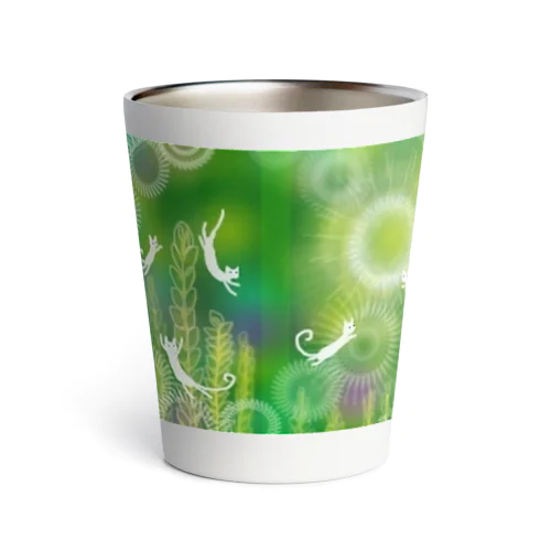 夢の中の猫たち Thermo Tumbler