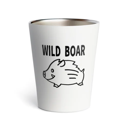 「WILD BOAR」(黒線) サーモタンブラー