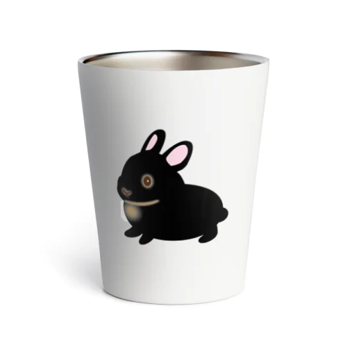 うさぎ　ブラックオター Thermo Tumbler