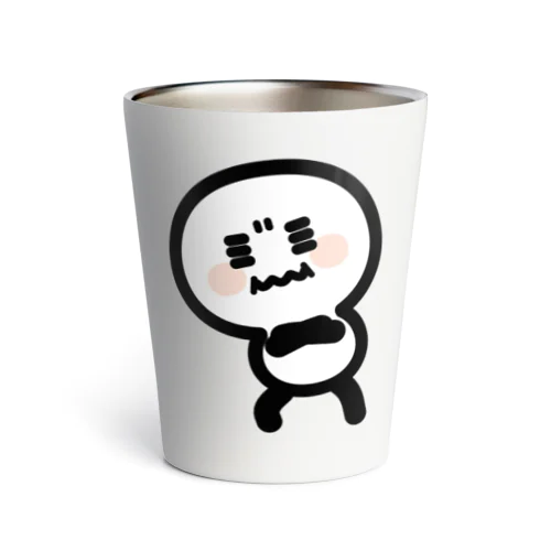 考えすぎる でべちゃん Thermo Tumbler