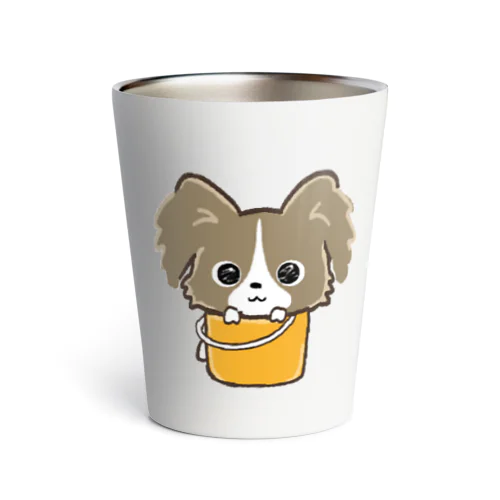 愛犬パピヨンくん Thermo Tumbler