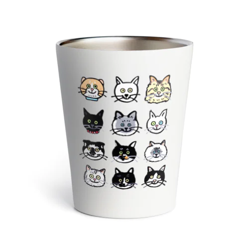 ねこ・ねこ・ねこ Thermo Tumbler