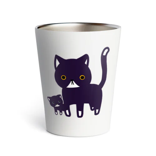 ねこのおやこ Thermo Tumbler