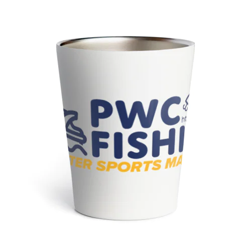 PWC FISHING（青色ロゴ） Thermo Tumbler