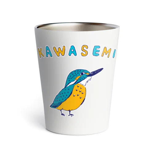 野鳥デザイン「カワセミ」（Tシャツ・パーカー・ETC）） Thermo Tumbler