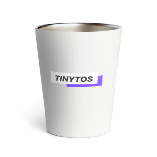 Tinytos  label  purple Thermo Tumbler