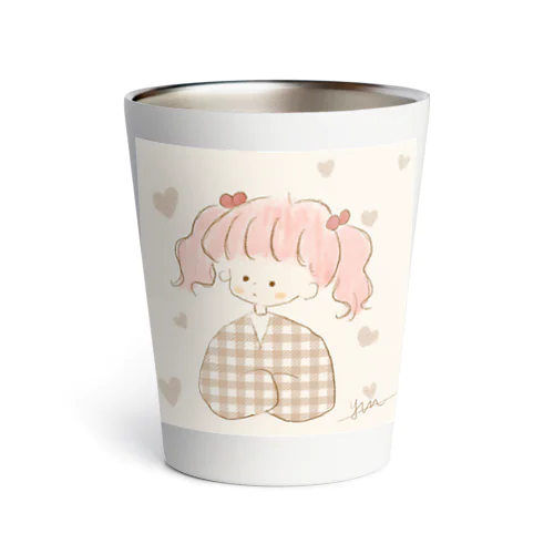 ツインテールの女の子 Thermo Tumbler