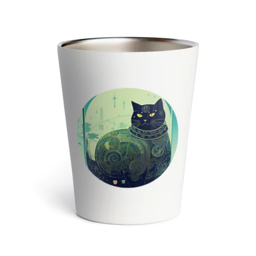 ジト目な猫 Thermo Tumbler