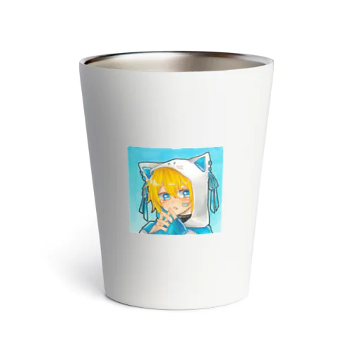 水色ネコくん Thermo Tumbler