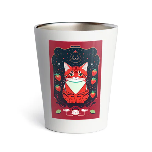 苺ナ猫 Thermo Tumbler