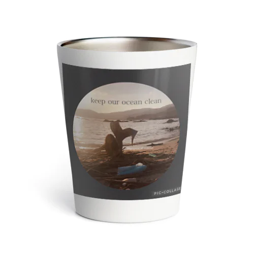 海を大切に　keep our ocean clean Thermo Tumbler