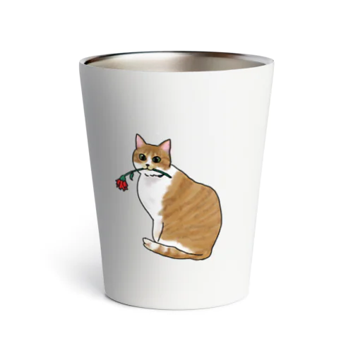 茶トラねこ　母の日 Thermo Tumbler