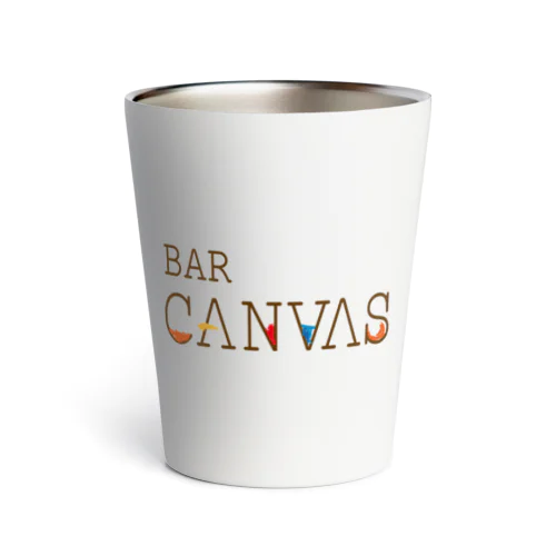 BAR CANVASロゴ サーモタンブラー