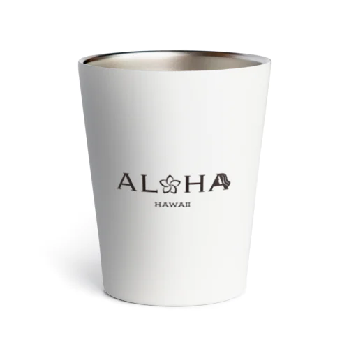 ALOHAなプルメリア Thermo Tumbler