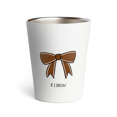 RIBBON_透明 Thermo Tumbler