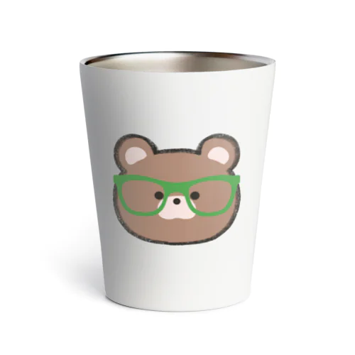 メガネくまくん(緑) Thermo Tumbler