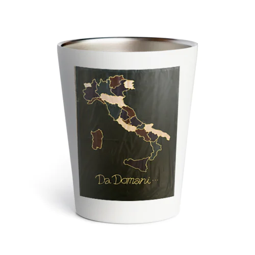 イタリア地図　レザーカラー風 Thermo Tumbler