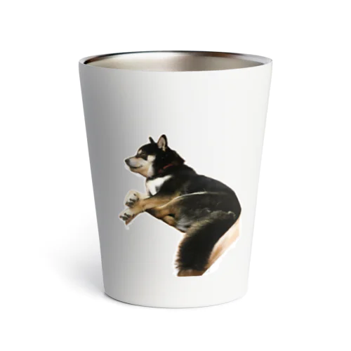 黒柴犬　ジョシーバ　癒し Thermo Tumbler