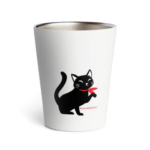 手招き黒猫タンブラー Thermo Tumbler