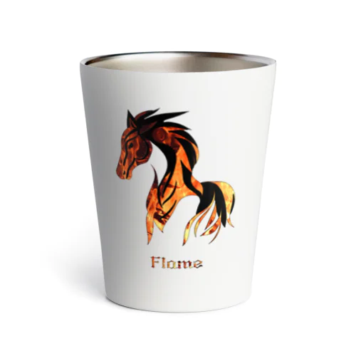 Horse flame Thermo Tumbler