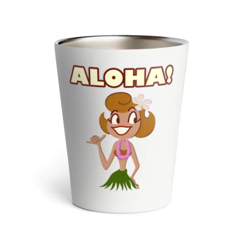 ALOHA Hula Girl Thermo Tumbler