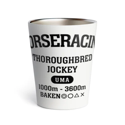 HORSERACING COLLEGE Thermo Tumbler