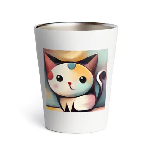 Mysterious Cat Thermo Tumbler