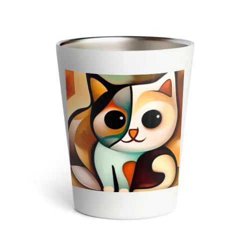 Mysterious Cat Thermo Tumbler