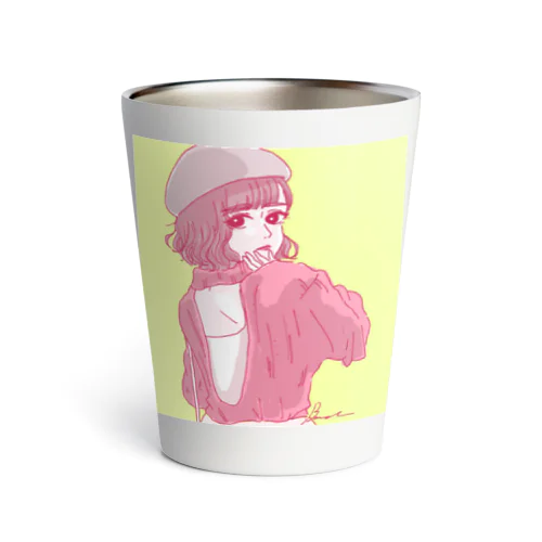 ゆるふわ系女の子 Thermo Tumbler