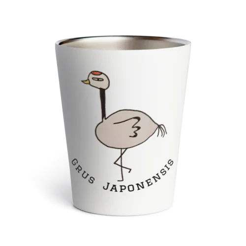 『Grus Japonensis』＝タンチョウヅル Thermo Tumbler