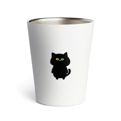 黒猫 しじみさん Thermo Tumbler