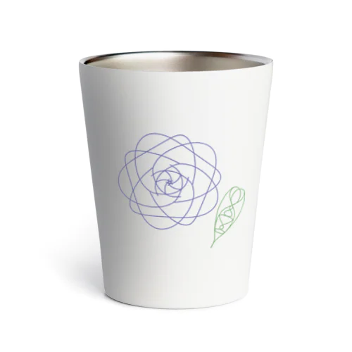 青い薔薇 Thermo Tumbler