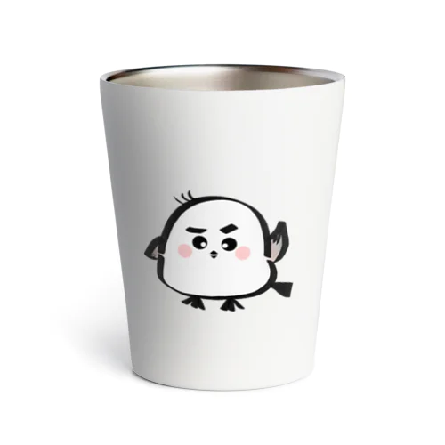 手をあげるシマエナガくん Thermo Tumbler