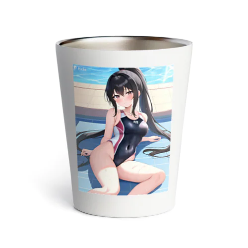 競泳水着少女 Thermo Tumbler