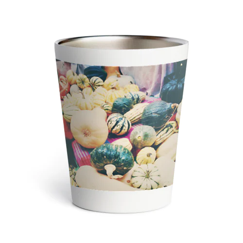 colorful pumpkins Thermo Tumbler