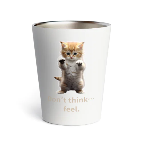 ヨーダのマネの仔猫 Thermo Tumbler