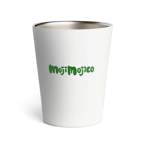 mojimojicoロゴ(グリーン) Thermo Tumbler