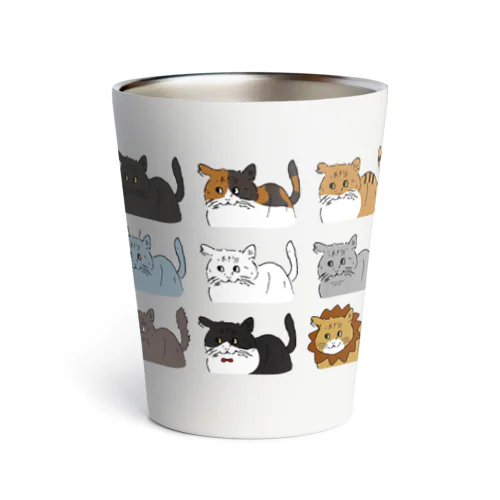 過密バーチャルねこ Thermo Tumbler