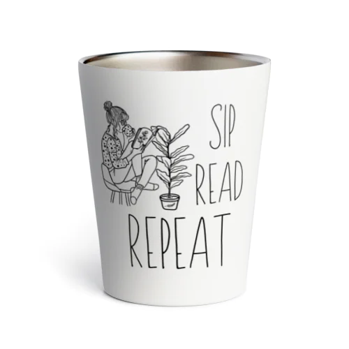 sip, read, repeat. サーモタンブラー