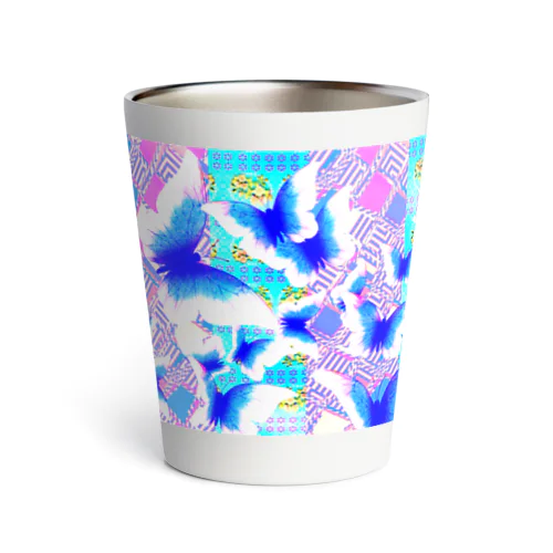 🦋🌈🦋新世界バタフライエフェクト🦋🌈🦋 Thermo Tumbler