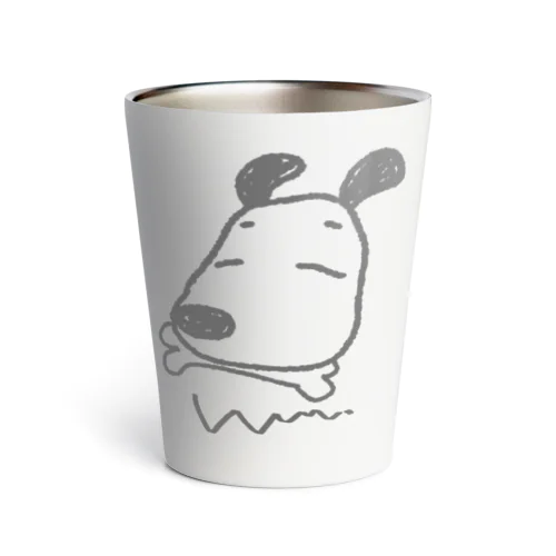 幸せそうなイヌ Thermo Tumbler