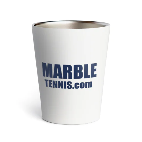 MARBLE TENNIS.com (Navy logo） Thermo Tumbler