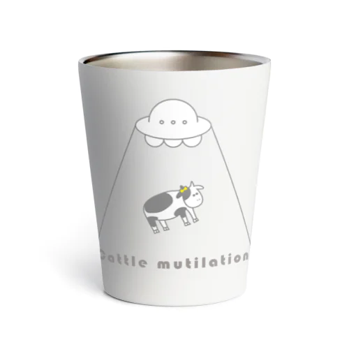 Cattle mutilation Thermo Tumbler