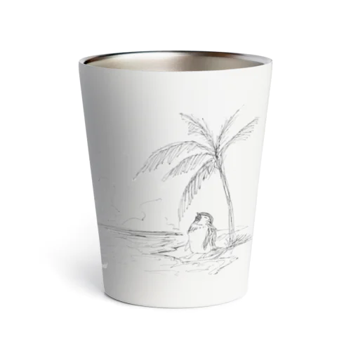 夏のペンギン　サマーバケーション Thermo Tumbler