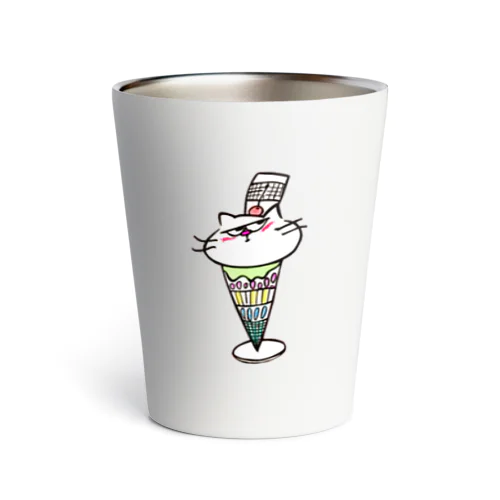 幸運のねこ。にょにょ。no.気分はスイーツ♡ Thermo Tumbler