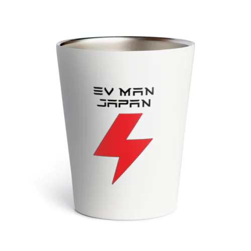 EV Man Japan [Black Text on Light Colours] Thermo Tumbler