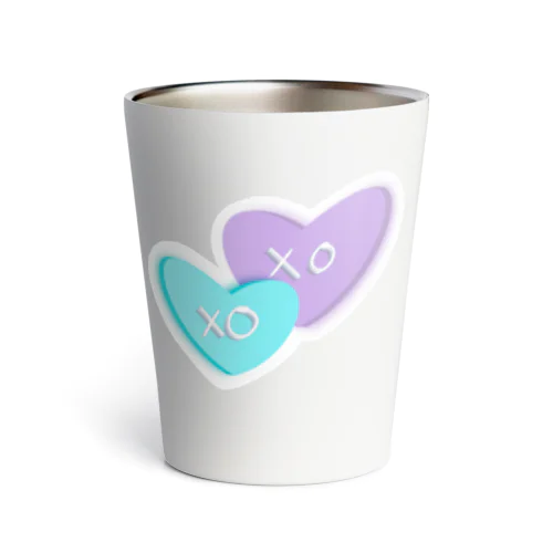 xoxo シンプル　ハート　デサイン Thermo Tumbler